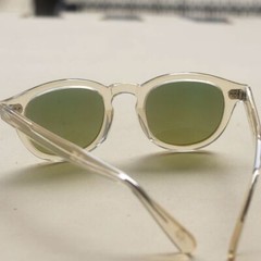 Men green yellow gradient sunglasses women johnny depp green polarized sunglass
