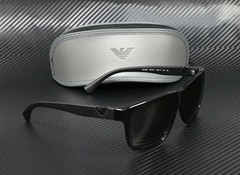 EMPORIO ARMANI EA4035 501771 Black Dark Grey Men’s 58 mm Sunglasses