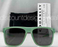 Oakley Leffingwell Square Sunglasses Matte Jade PRIZM Black OO9100-17 57mm NEW