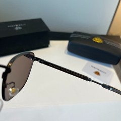 MAYBACH MACH ONE Black Dark Gray 55口18-143 Luxury Sunglasses w/ Case