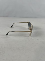Very Good Ray-Ban Signet Sunglasses, Polished Arista Gold Frame, Light Blue Grad