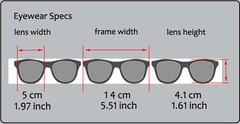 Optical Horned Rim Clear Lens Half Frame Glasses UV400 3 Colors