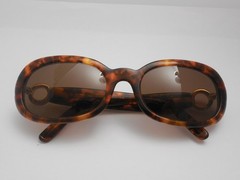 Cartier Paris Acetate plastic Tortoise Shell Oval Sunglasses eyewear frame 90’s