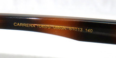 Carrera Mens Sunglasses Model 1045 Tortoise plastic frame 61-13-140, Good cond