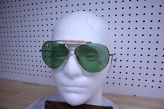Vintage American Optical A.O FUL-VUE 1 Wire Rim Driving Pilot Glasses Sunglasses