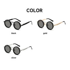 Polarized Round Sunglasse ND9 Adjustable Dimming Retro Fishing UV400 Shade Eyewa