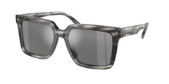 MICHAEL KORS MK2217U 396688 Abruzzo Black Horn Grey 55 mm Men’s Sunglasses