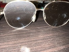 Aviator Sunglasses Unknown Brand Missing One Nose Pad, Good Shape Otherwise