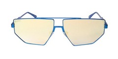 NEW DIFF GALACTIC HEROES SUNGLASSES 0BLE METAL & PLASTIC GEOMETRIC 61-13-145