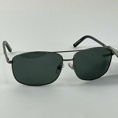 FOSTER GRANT TRUPOLAR MENS POLARIZED SUNGLASSES GUNMETAL BLACK FRAME SOLO